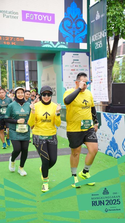 Race photo from Mangkunegaran Run 2025