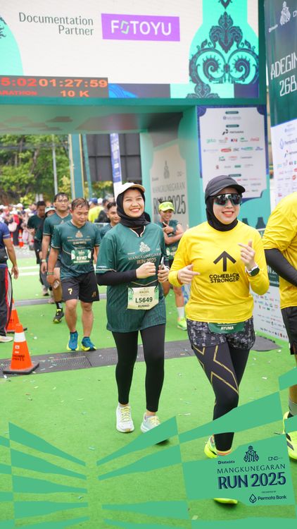 Race photo from Mangkunegaran Run 2025