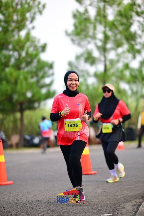 Race photo from CISANGKAN KBP CITY RUN 2025