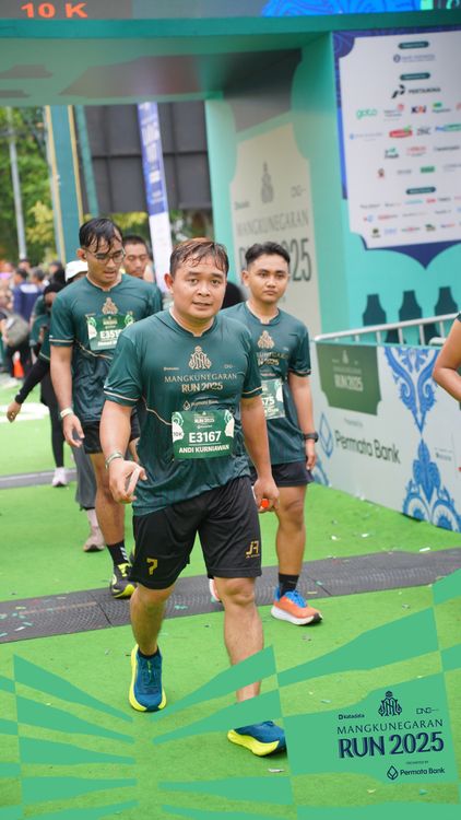 Race photo from Mangkunegaran Run 2025