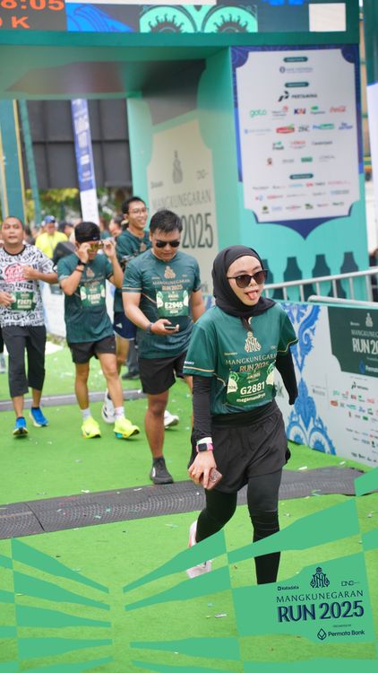 Race photo from Mangkunegaran Run 2025