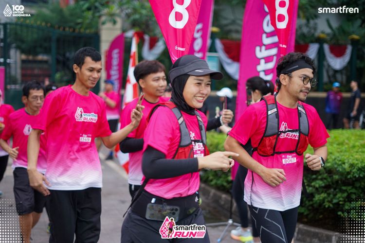 Race photo from Smartfren Run 2025 Vibes