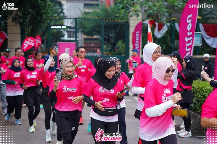 Race photo from Smartfren Run 2025 Vibes