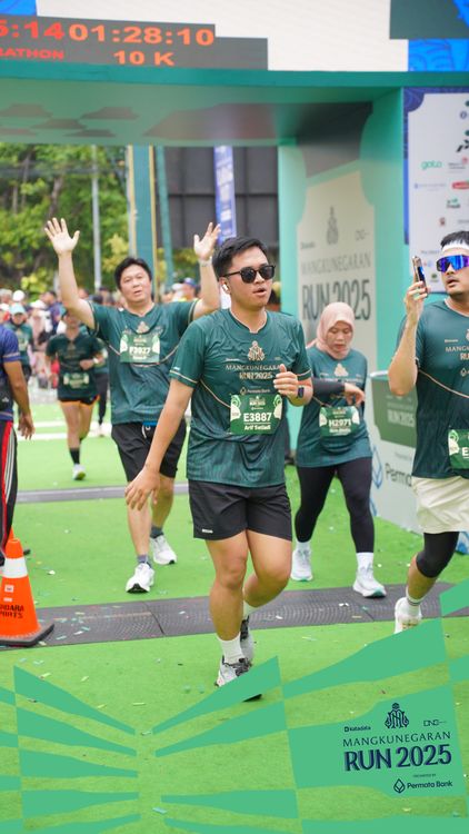 Race photo from Mangkunegaran Run 2025