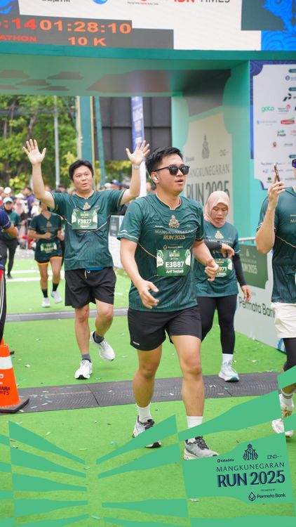 Race photo from Mangkunegaran Run 2025