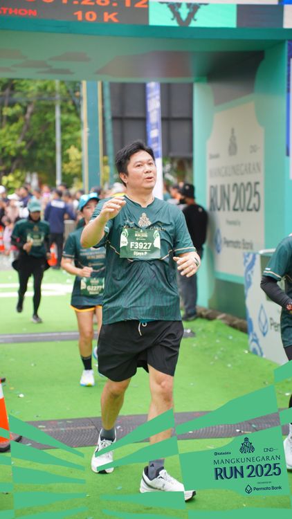Race photo from Mangkunegaran Run 2025