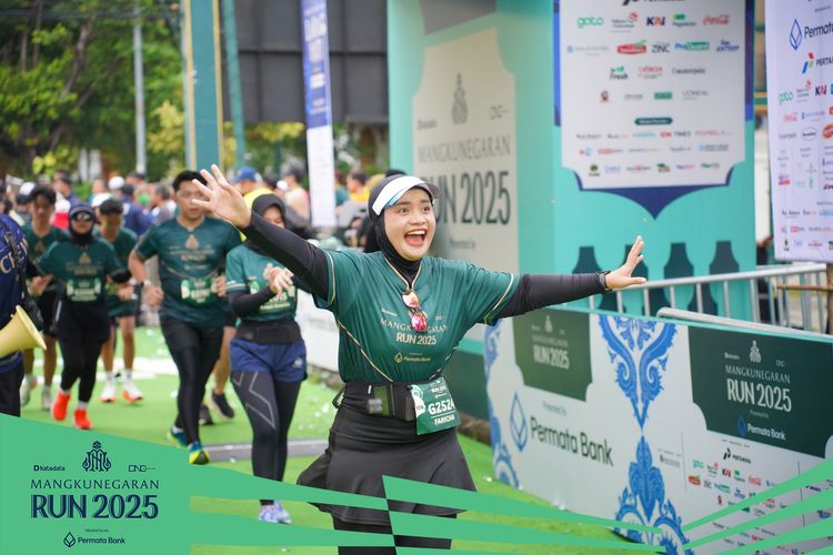 Race photo from Mangkunegaran Run 2025