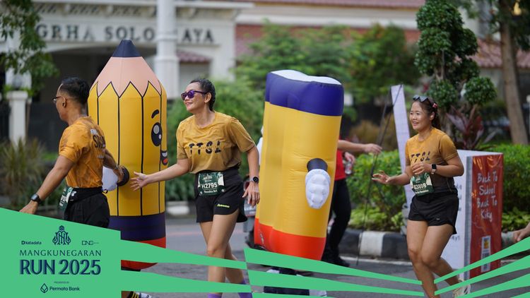 Race photo from Mangkunegaran Run 2025