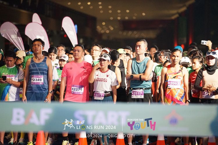Race photo from BAF LIONS RUN 2024