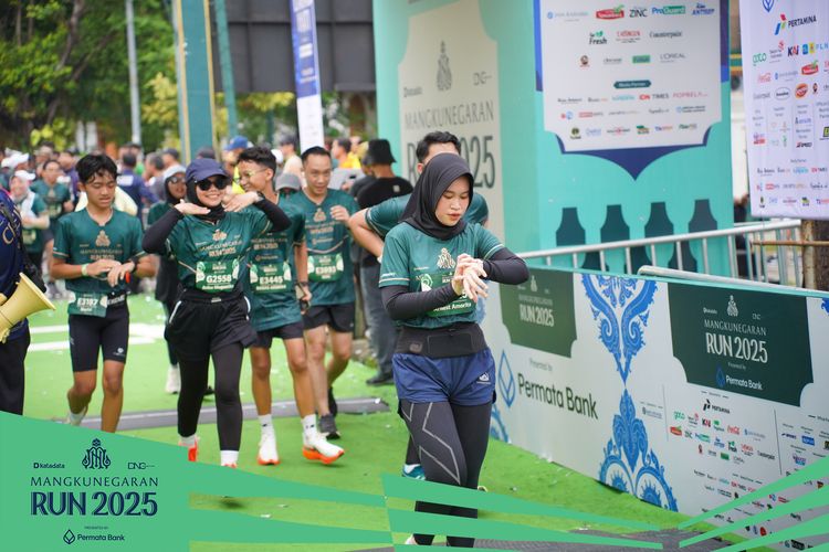 Race photo from Mangkunegaran Run 2025