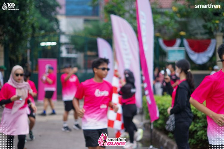 Race photo from Smartfren Run 2025 Vibes