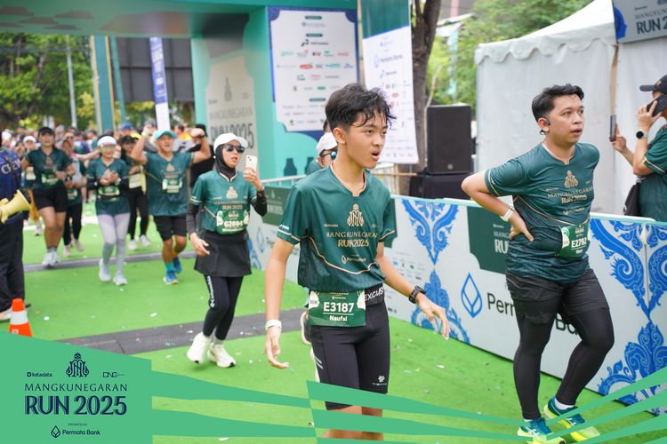 Race photo from Mangkunegaran Run 2025