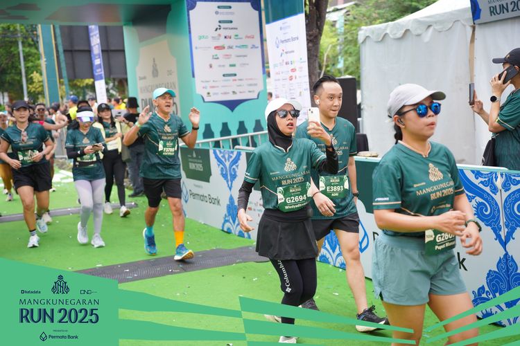 Race photo from Mangkunegaran Run 2025