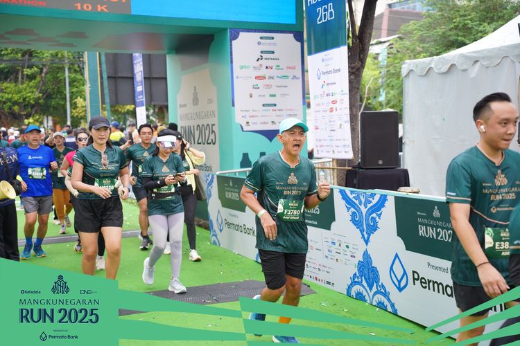 Race photo from Mangkunegaran Run 2025