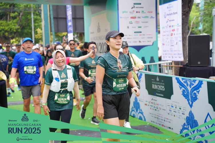 Race photo from Mangkunegaran Run 2025