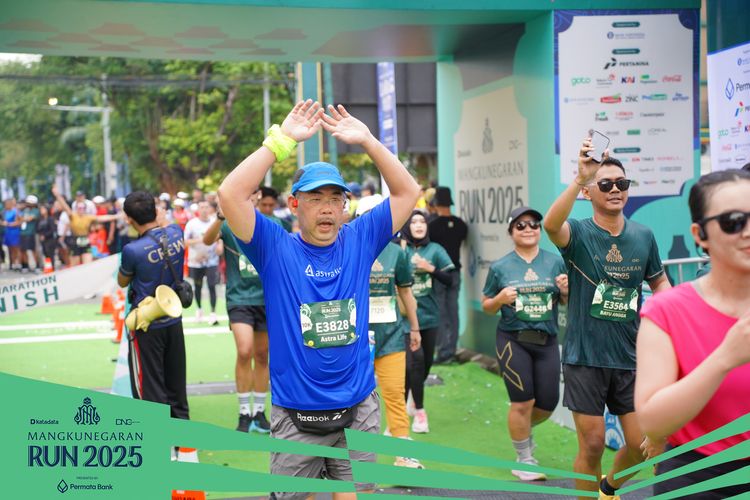 Race photo from Mangkunegaran Run 2025