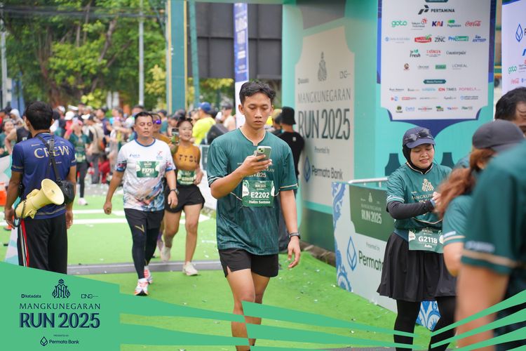 Race photo from Mangkunegaran Run 2025