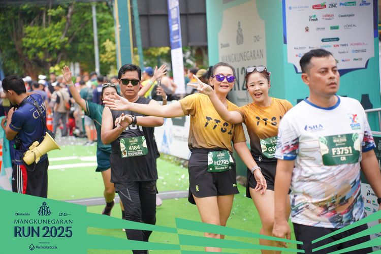 Race photo from Mangkunegaran Run 2025