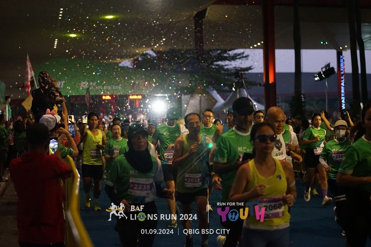 Race photo from BAF LIONS RUN 2024