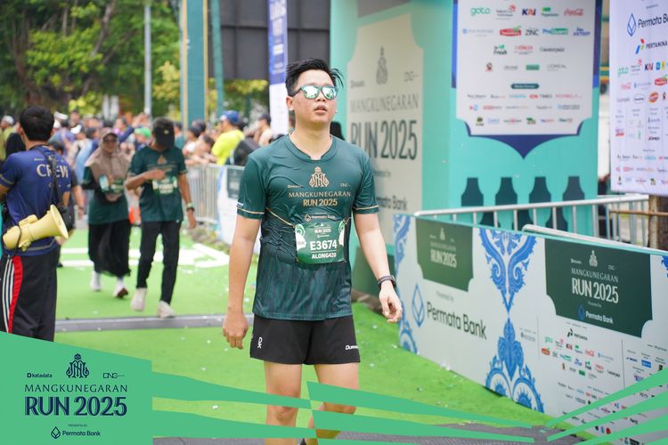 Race photo from Mangkunegaran Run 2025