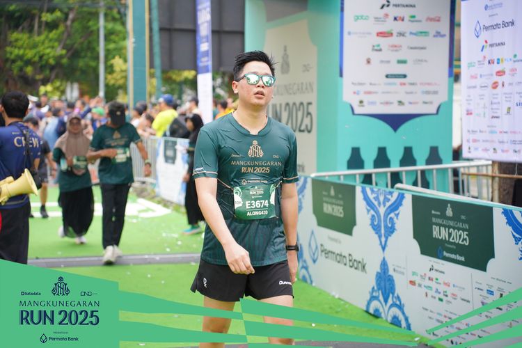 Race photo from Mangkunegaran Run 2025