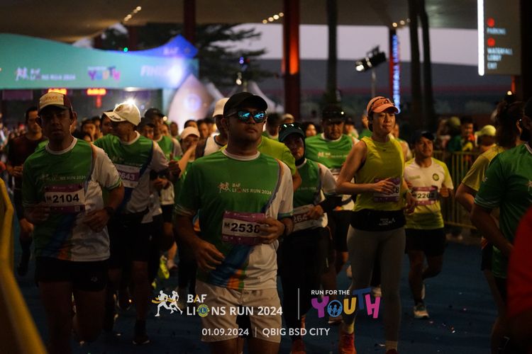 Race photo from BAF LIONS RUN 2024