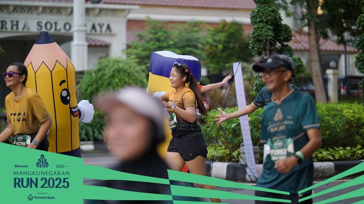 Race photo from Mangkunegaran Run 2025