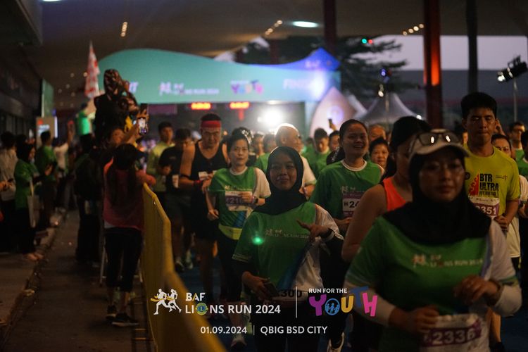 Race photo from BAF LIONS RUN 2024