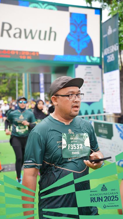 Race photo from Mangkunegaran Run 2025