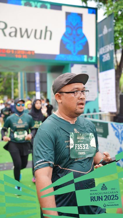 Race photo from Mangkunegaran Run 2025