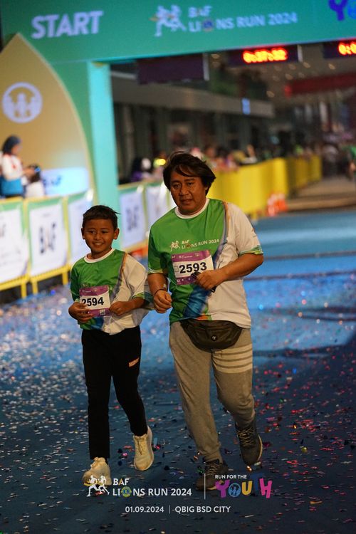 Race photo from BAF LIONS RUN 2024