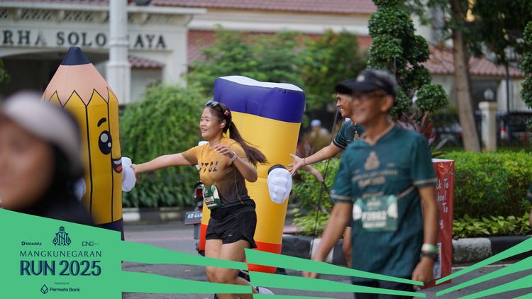 Race photo from Mangkunegaran Run 2025