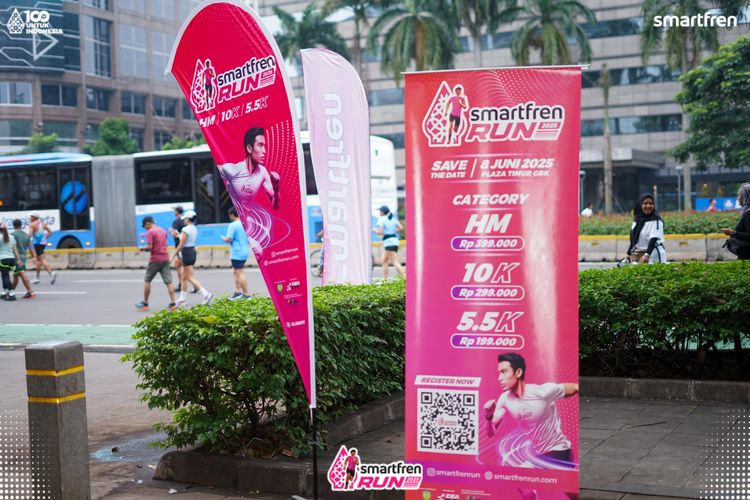Race photo from Smartfren Run 2025 Vibes