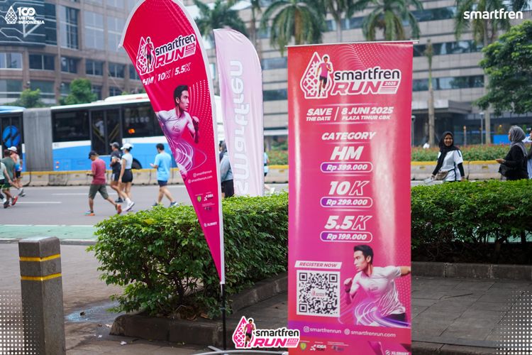 Race photo from Smartfren Run 2025 Vibes
