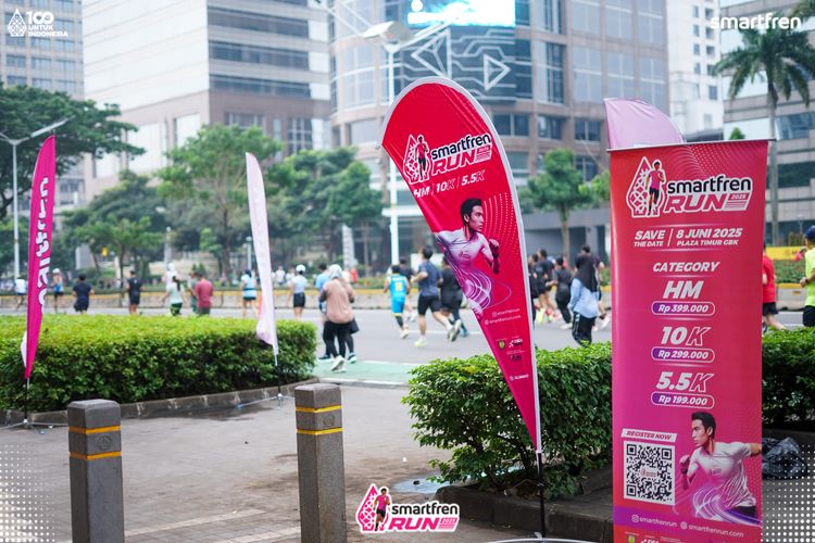 Race photo from Smartfren Run 2025 Vibes