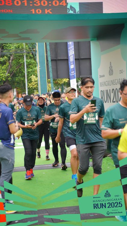 Race photo from Mangkunegaran Run 2025