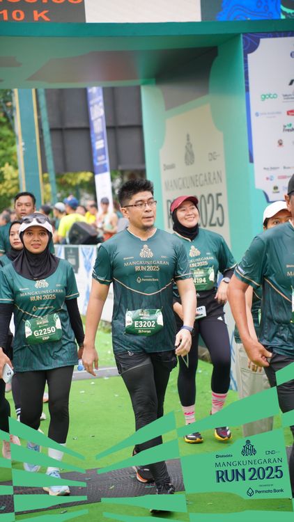 Race photo from Mangkunegaran Run 2025