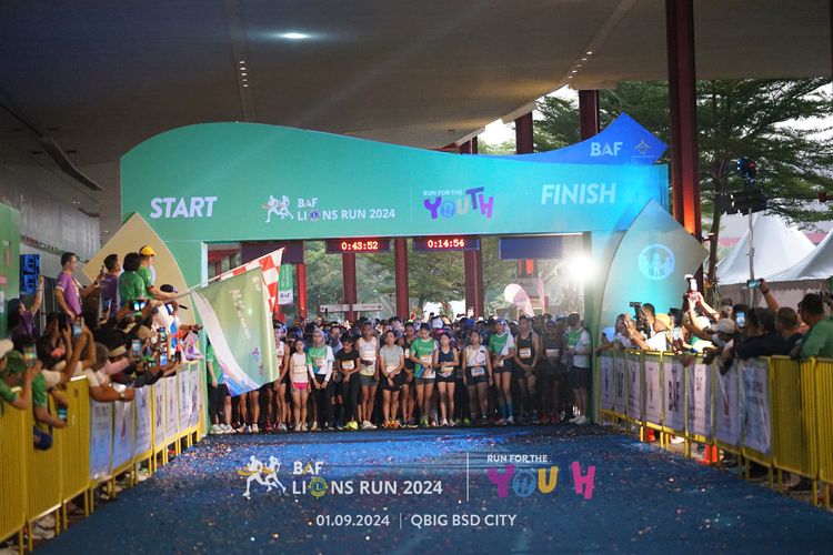 Race photo from BAF LIONS RUN 2024