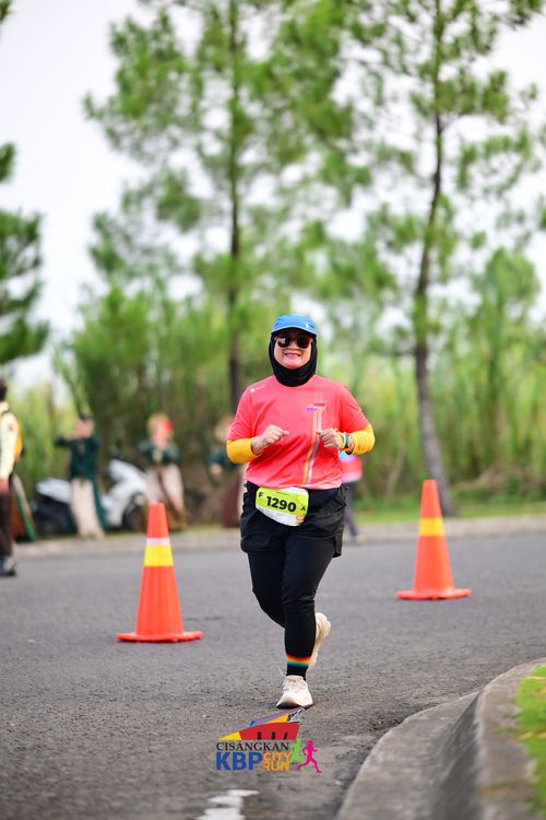Race photo from CISANGKAN KBP CITY RUN 2025