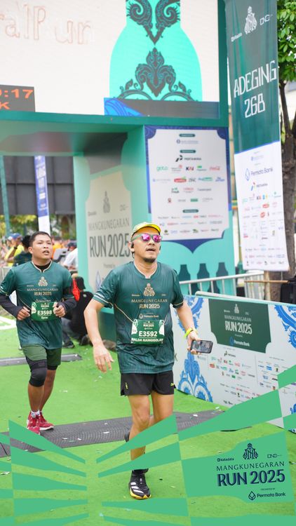 Race photo from Mangkunegaran Run 2025