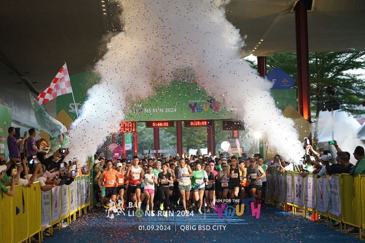 Race photo from BAF LIONS RUN 2024