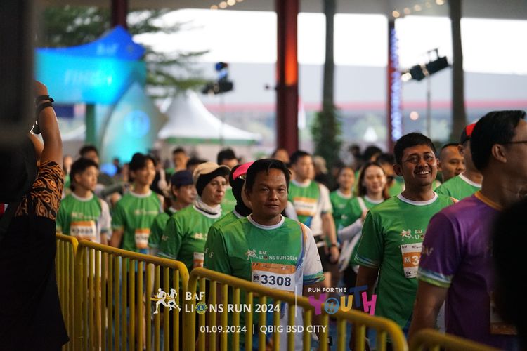 Race photo from BAF LIONS RUN 2024