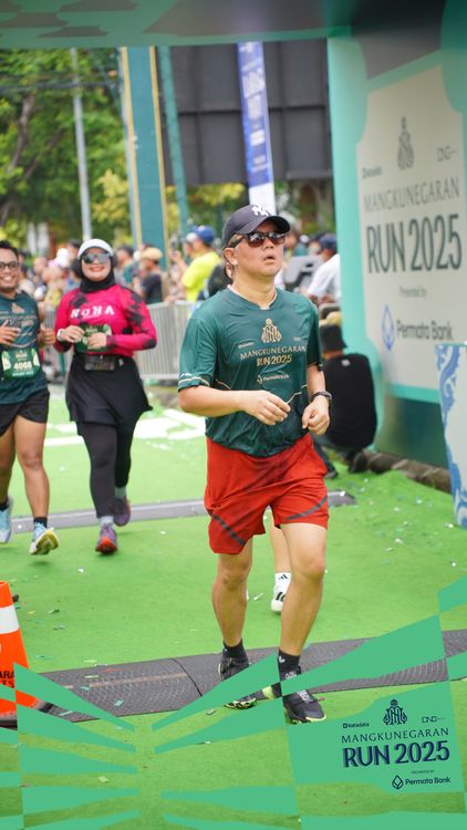 Race photo from Mangkunegaran Run 2025