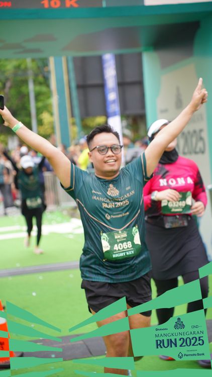 Race photo from Mangkunegaran Run 2025