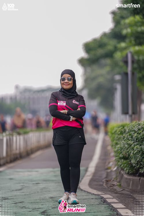 Race photo from Smartfren Run 2025 Vibes