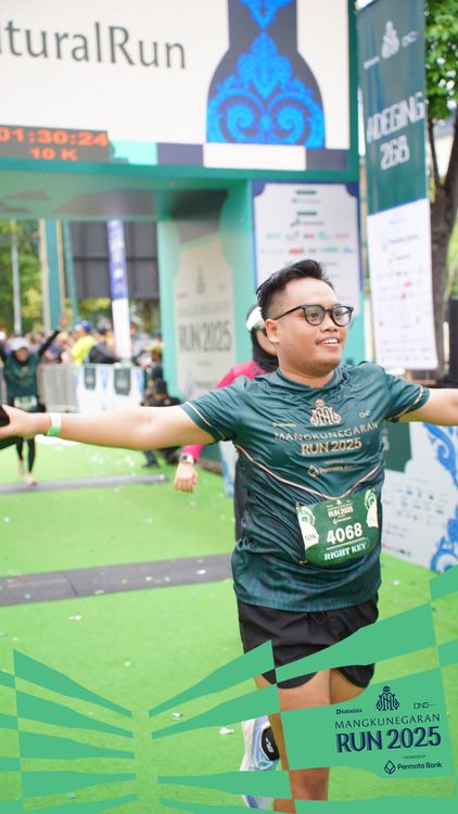 Race photo from Mangkunegaran Run 2025