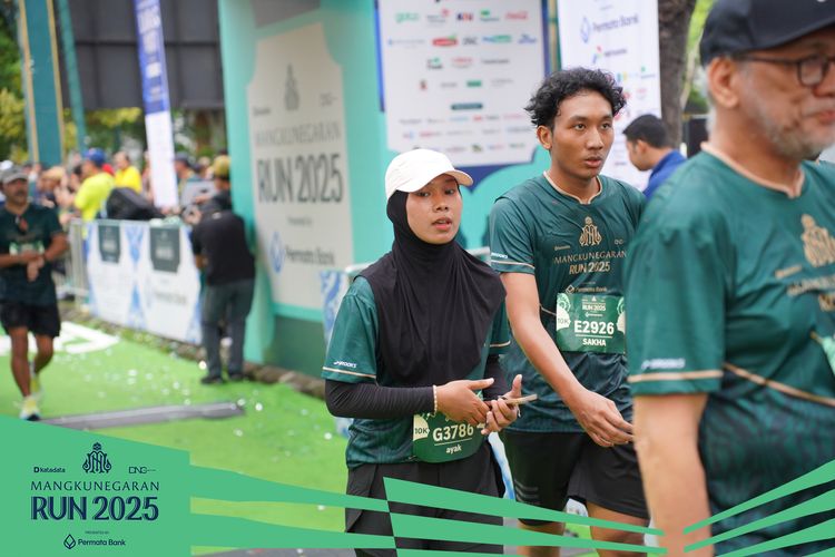 Race photo from Mangkunegaran Run 2025