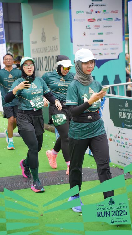 Race photo from Mangkunegaran Run 2025