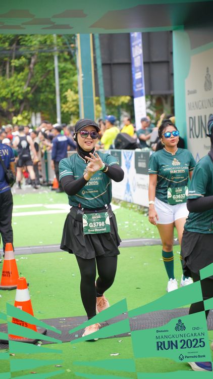 Race photo from Mangkunegaran Run 2025
