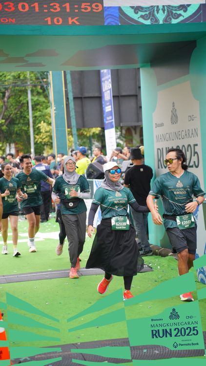 Race photo from Mangkunegaran Run 2025